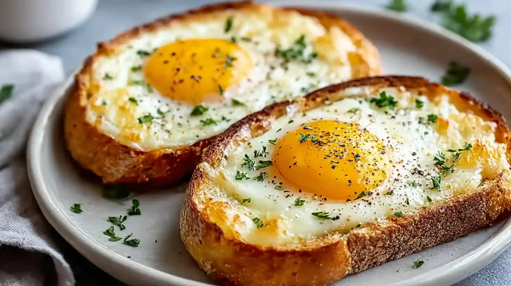 Air Fryer Egg and Cheese Toast