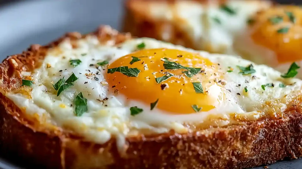 Air Fryer Egg and Cheese Toast