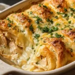 Cheesy Chicken Crescent Bake