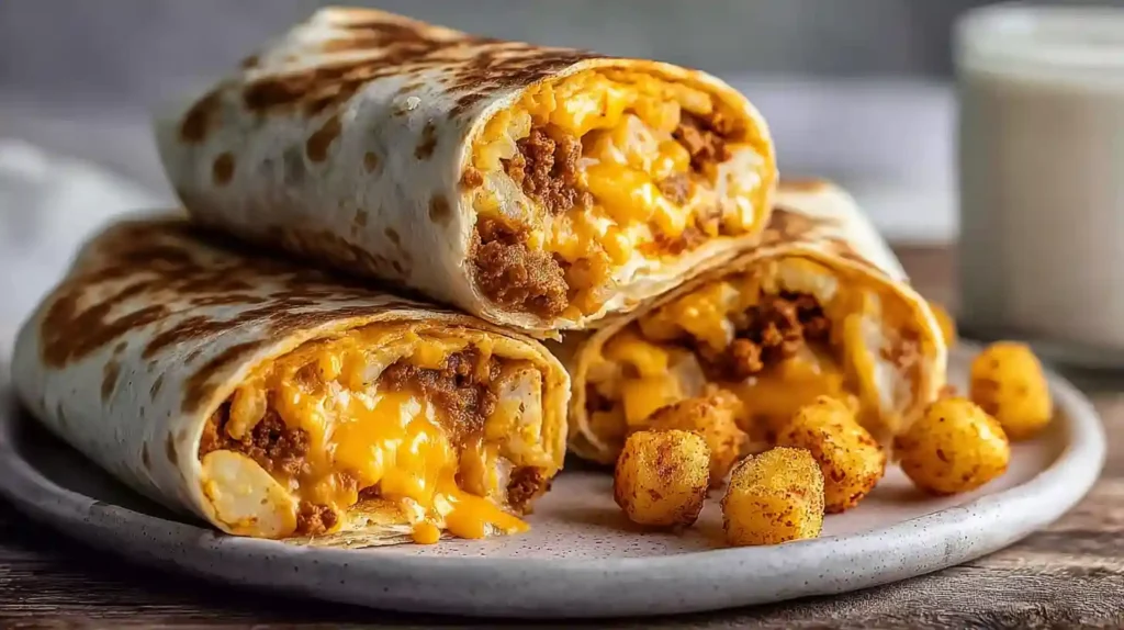 Cheesy Potato Burritos Comfort Meal Recipe for Busy Nights
