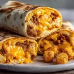 Cheesy Potato Burritos Comfort Meal Recipe for Busy Nights