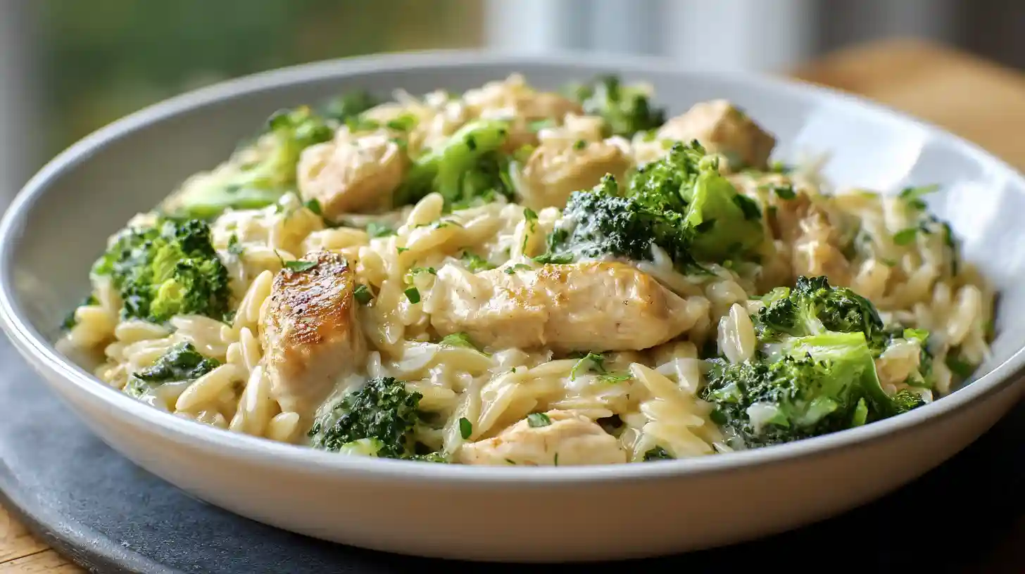 Chicken Broccoli Orzo