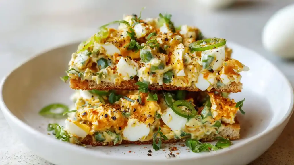 Crispy Egg Salad with Fried Breadcrumbs