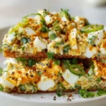 Crispy Egg Salad with Fried Breadcrumbs