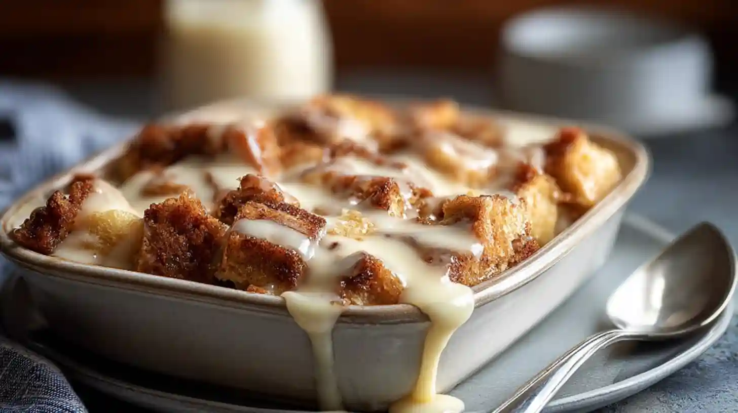 https://cookwithzahra.com/grandmas-classic-bread-pudding-with-vanilla-sauce/
