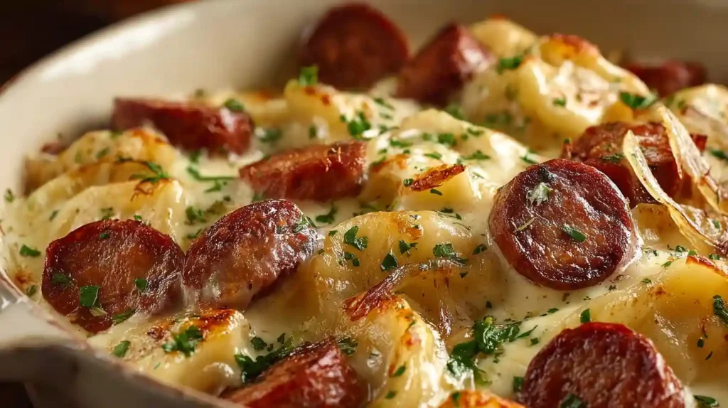 Kielbasa and Pierogi Bake Recipe
