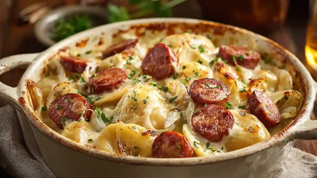 Kielbasa and Pierogi Bake Recipe