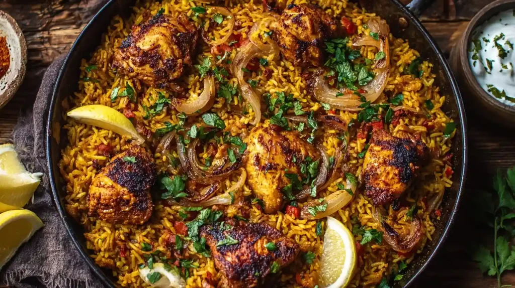 One Pot Chicken Shawarma Rice