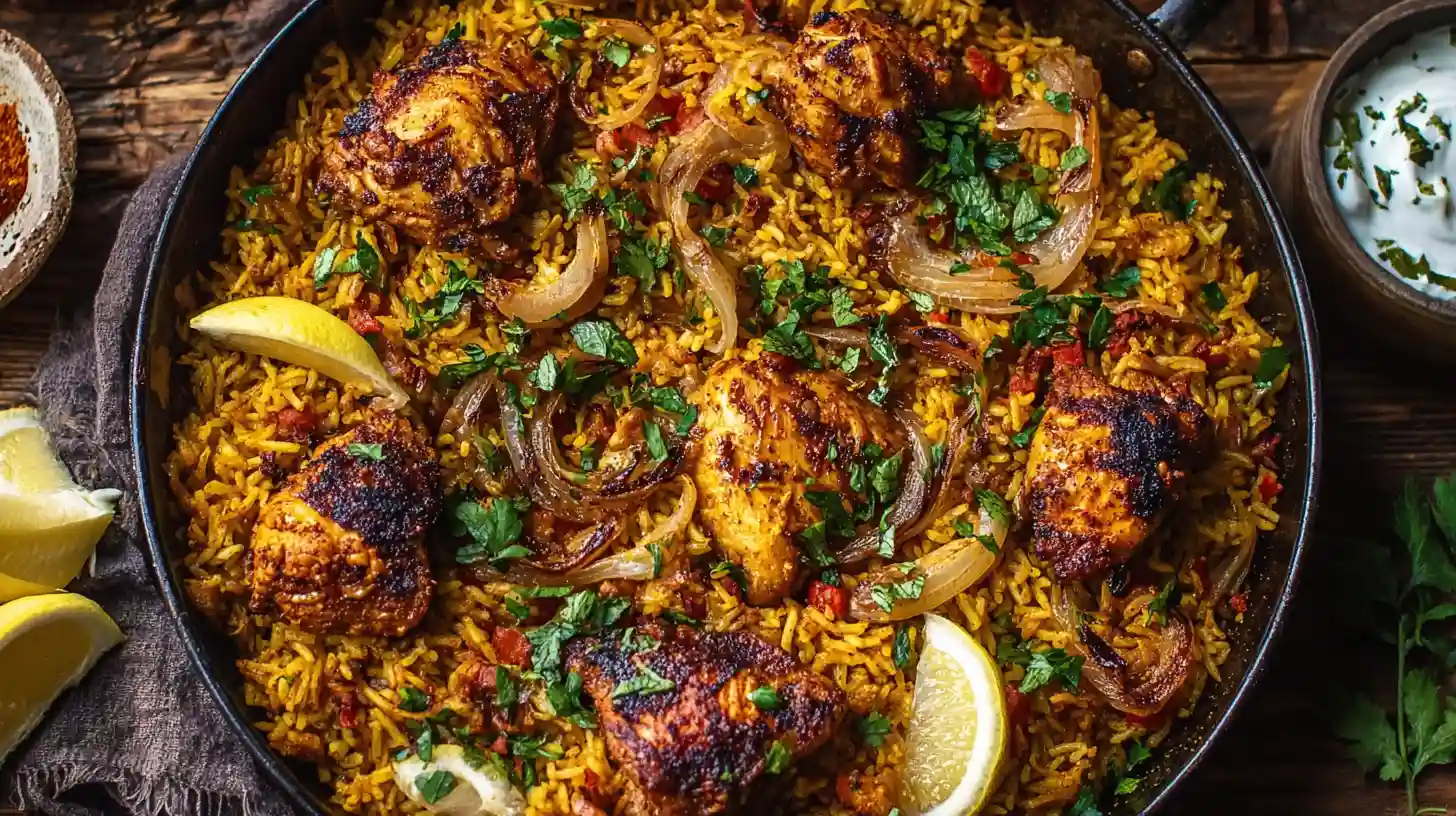 One Pot Chicken Shawarma Rice