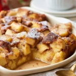 Overnight Cinnamon Apple Baked French Toast Casserole