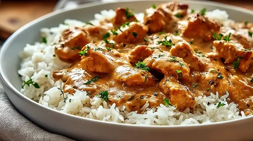 Smothered Chicken and Rice Recipe