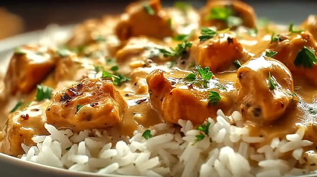 Smothered Chicken and Rice Recipe