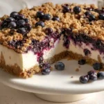 Blueberry Crumble Cheesecake