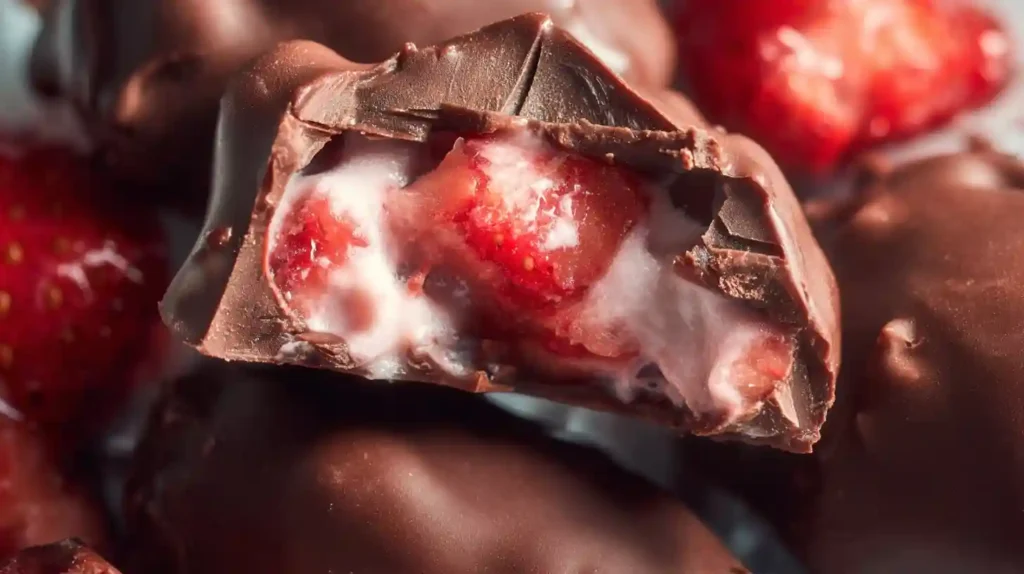Chocolate Strawberry Yogurt Clusters Recipe