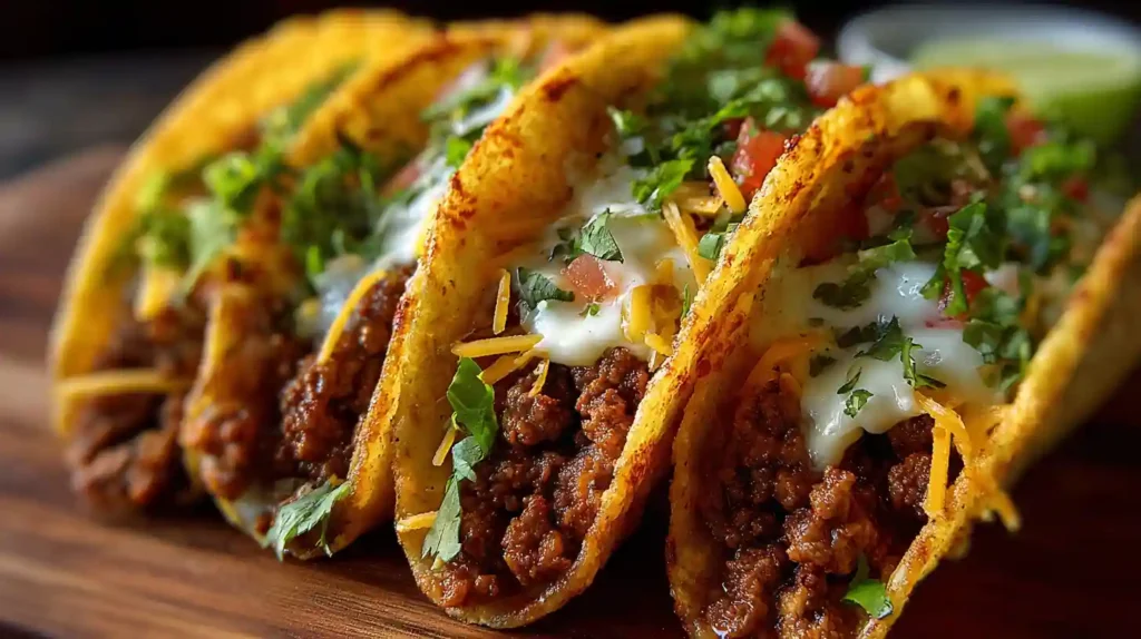 Crispy Ground Beef Tacos Recipe