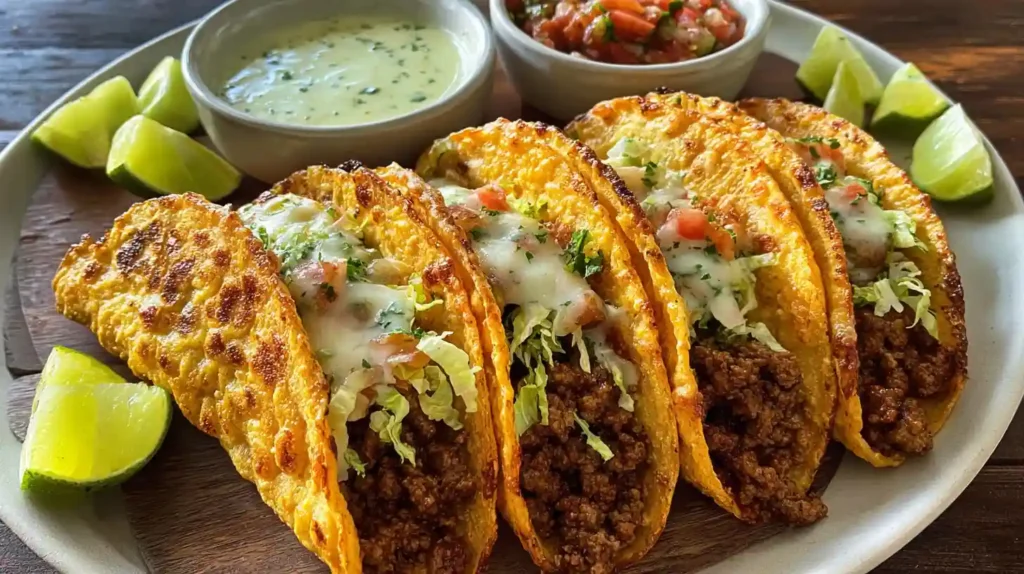 Crispy Ground Beef Tacos Recipe