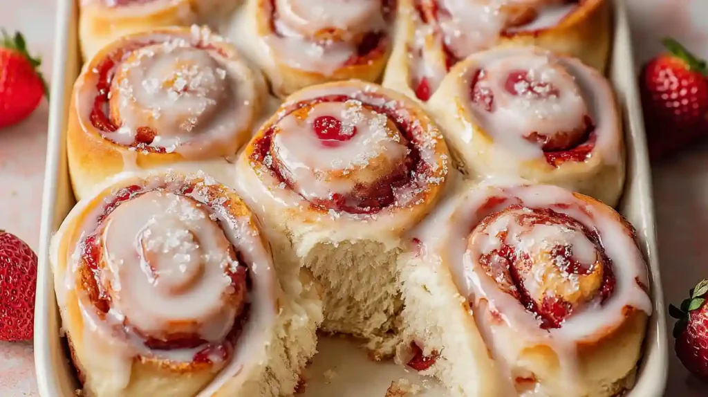 Fresh Strawberry Rolls