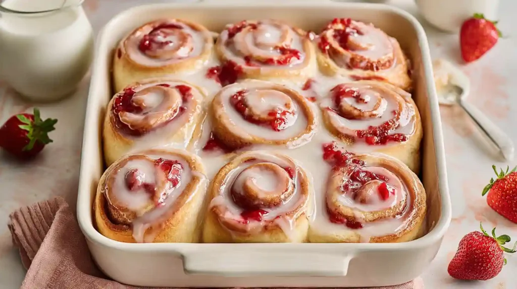 Fresh Strawberry Rolls