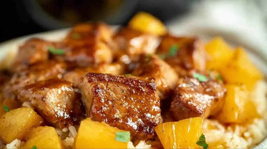 Slow Cooker Pineapple Pork Loin