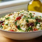Orzo Pasta Salad with Feta and Sun-Dried Tomatoes
